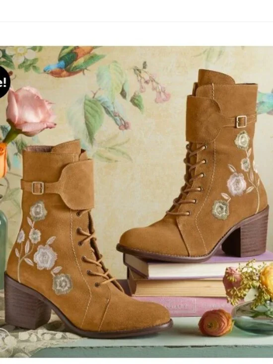 Sundance Veracruz Delia Boots in Brown - Size 40 (US 8.5/9) - NWT in the Box - Picture 1 of 10